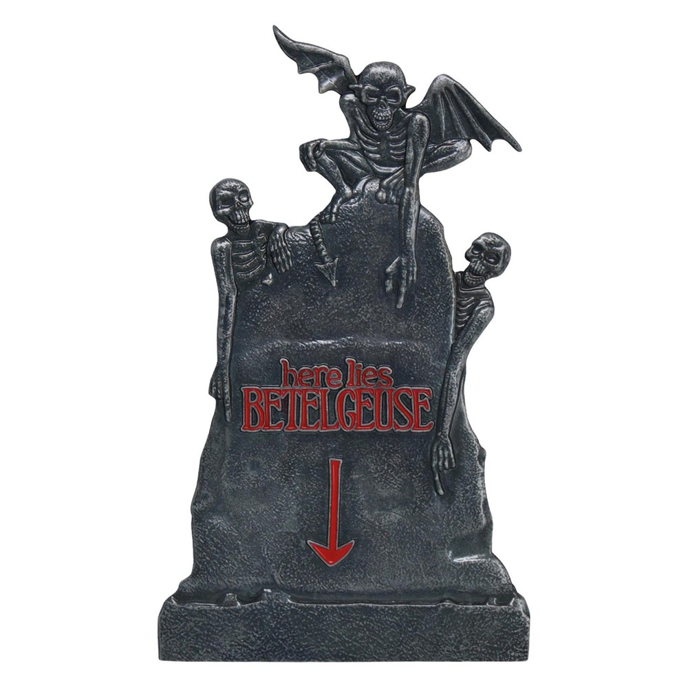Beetlejuice Gravestone Limited Edition Embossed Metal Ingot
