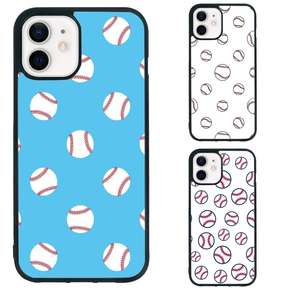Baseball ball design poster Aluminum Case For iPhone XS XR 6 7 8 Plus SE 2nd 3rd