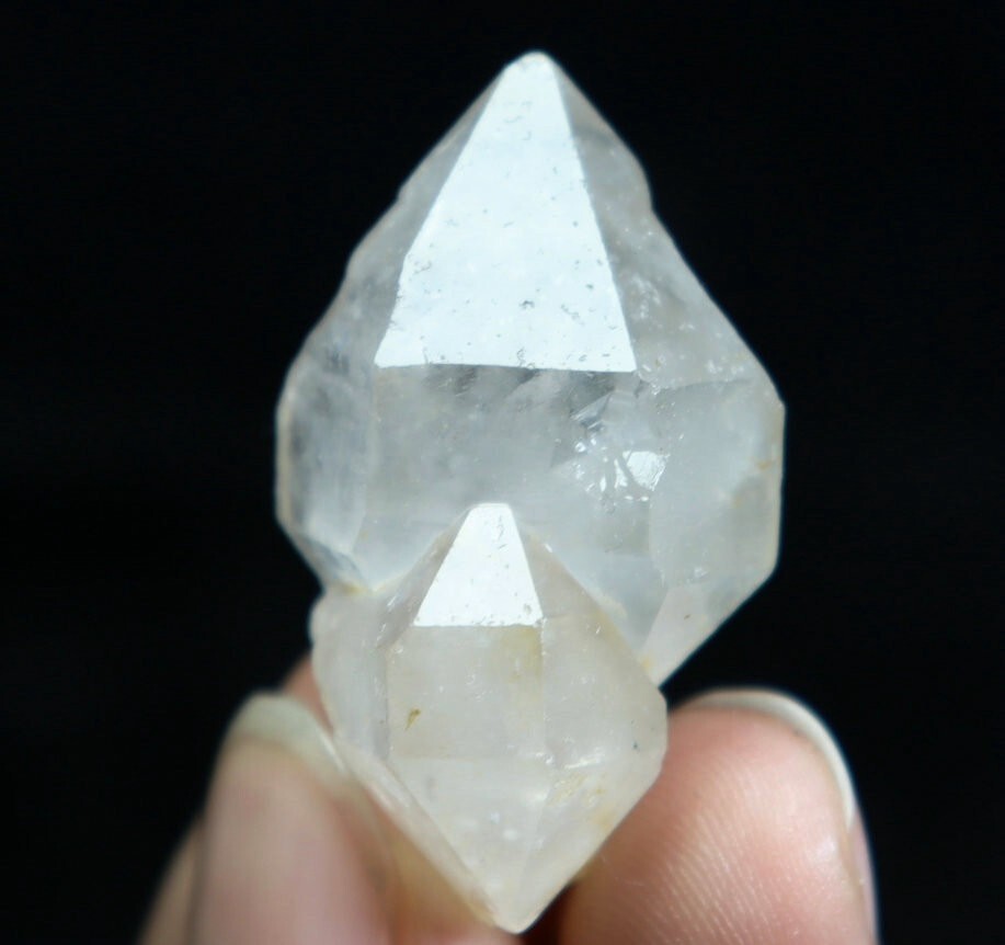 Natural Herkimer Diamond Quartz Crystal Stone Point Healing Mineral Specimen