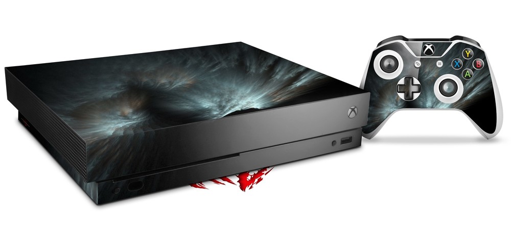 Skin for XBOX One X Console Controller Thunderstorm Decal