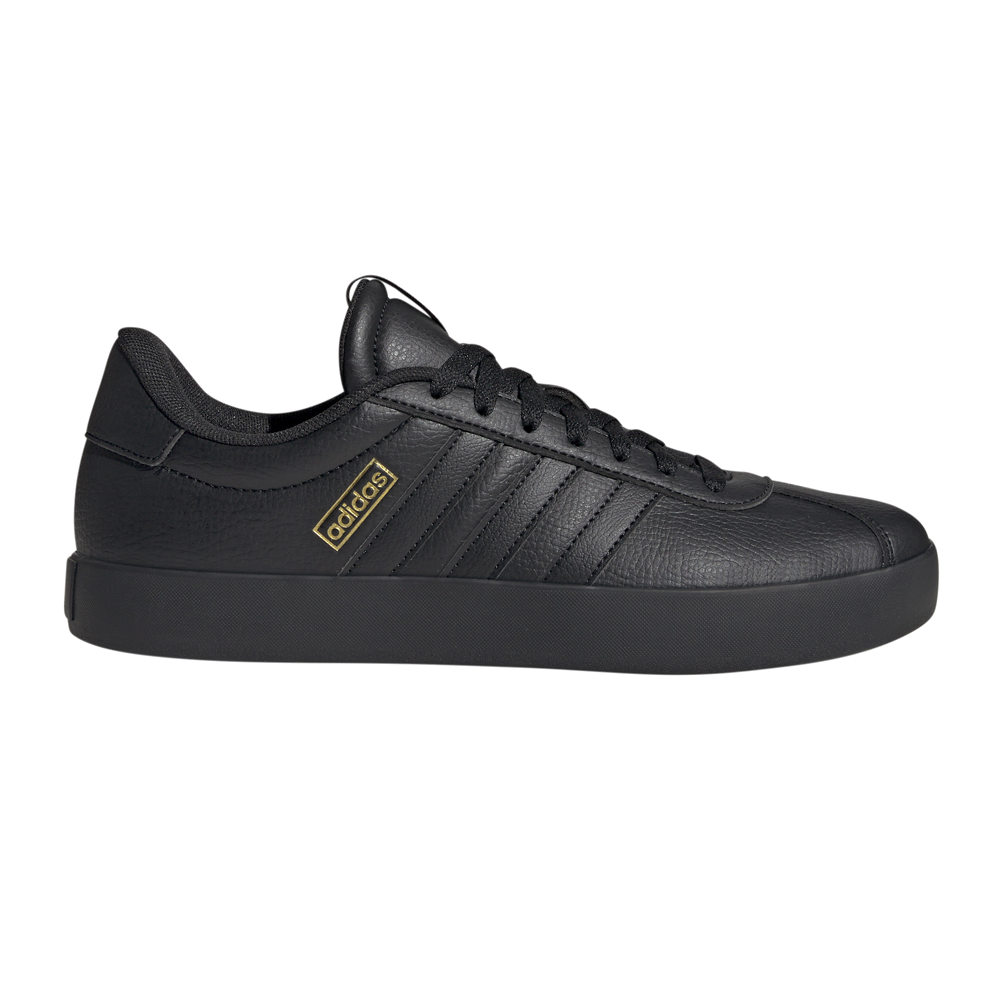 adidas Vl Court 3.0 Lace Up  Mens Black Sneakers Casual Shoes JI1441