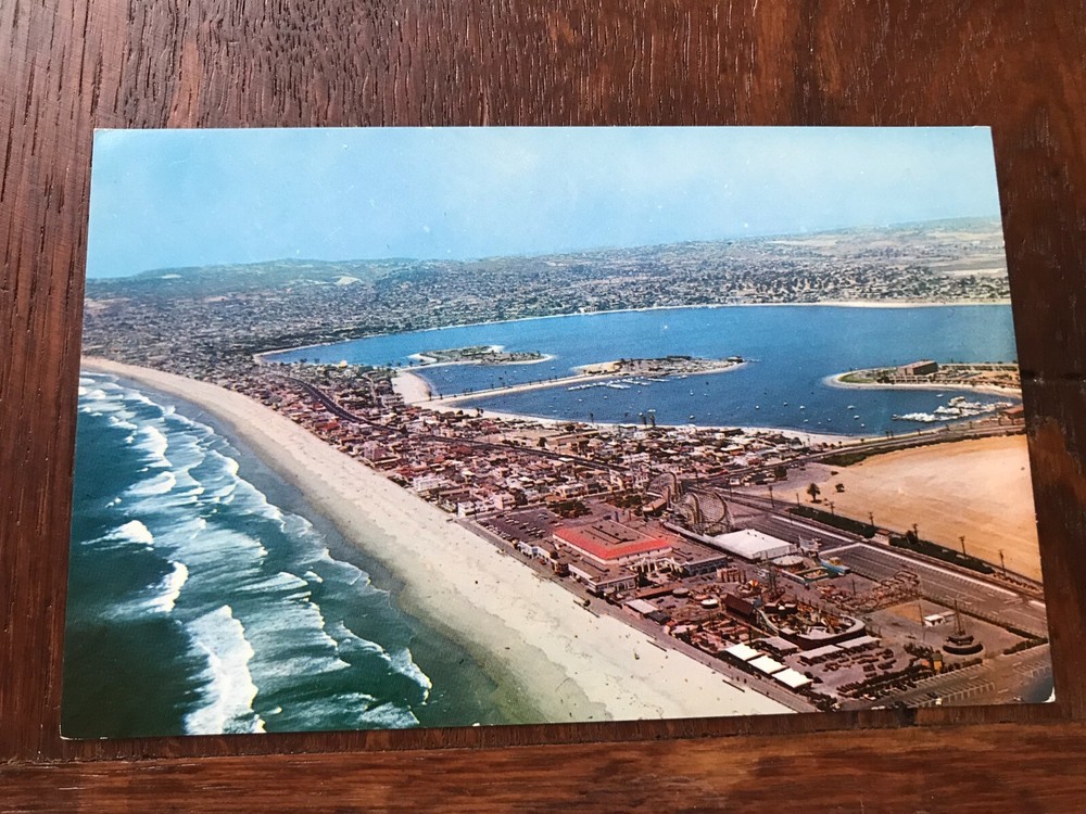 Mission Beach California Postcard