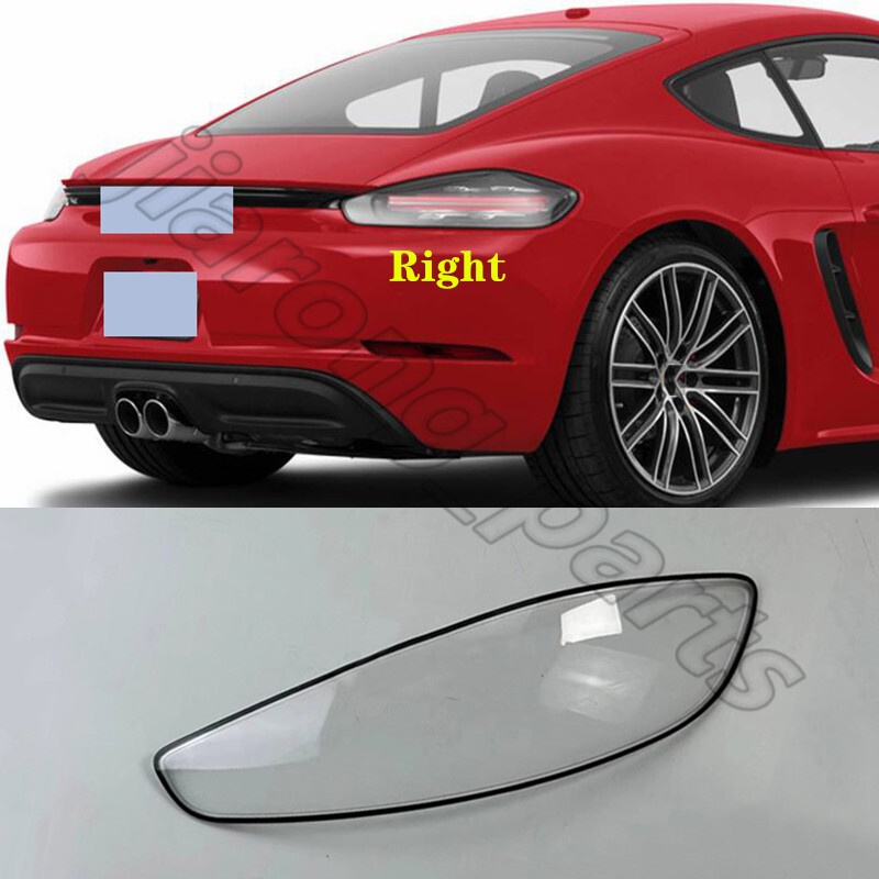 🔊Right Side Tail Light Lens Transparent Shell Fit For Porsche 718 2017-2022