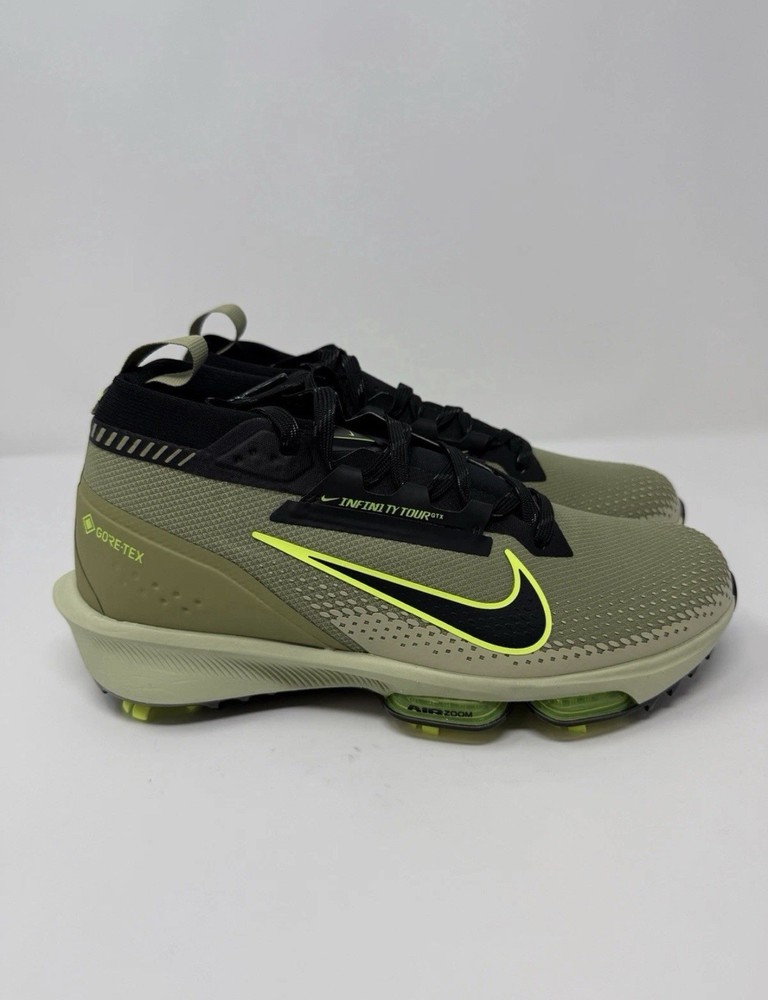 Nike Infinity Tour Next% 2 GORE TEX Camo Green Golf FV4897-300 Mens size 12.5