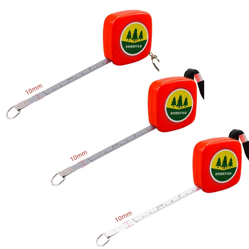 Tape Measure Keyring Measuring Tape Retractable 2M for Body Waist Distance