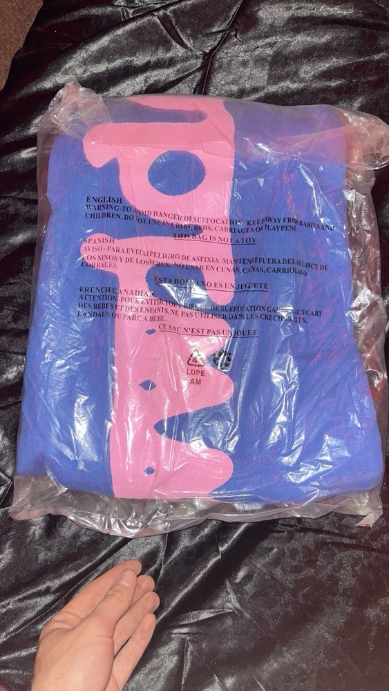 Beluga Pink Blue Drawstring Sweatpants Men’s S Regular Size Activewear Pants