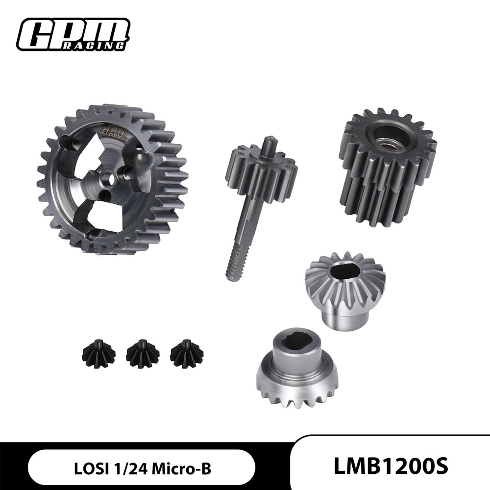 GPM 40Cr Steel Transmission Gear Set For LOSI 1/24 Micro-B / 1/28 Micro-T