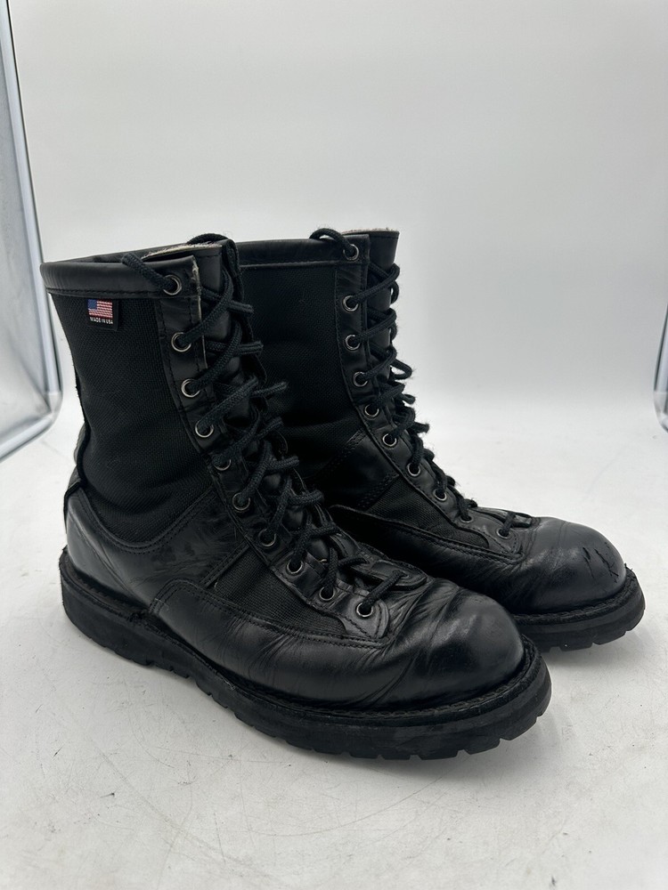 DANNER ACADIA 69210 Men's Size 9.5 Combat Boots with Vibram Gore-Tex 200g Lace-Up Black-image