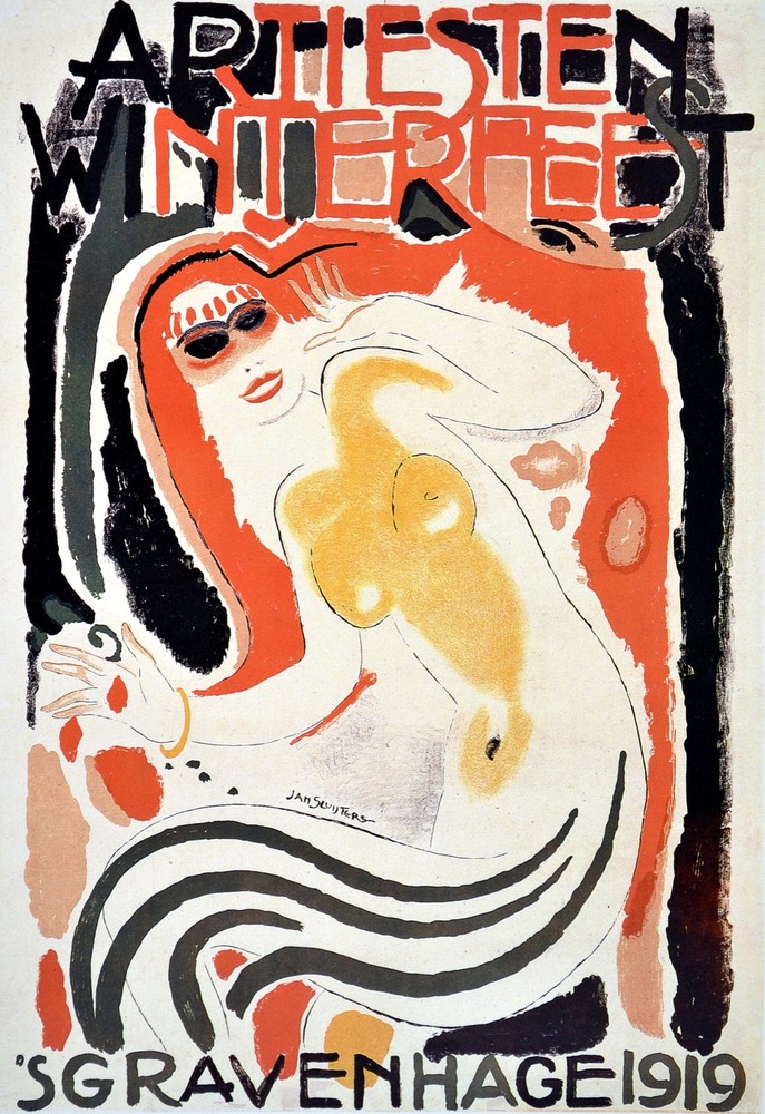 Artiesten Winterfeest Decorative Poster. Home Graphic Art Design. 4180