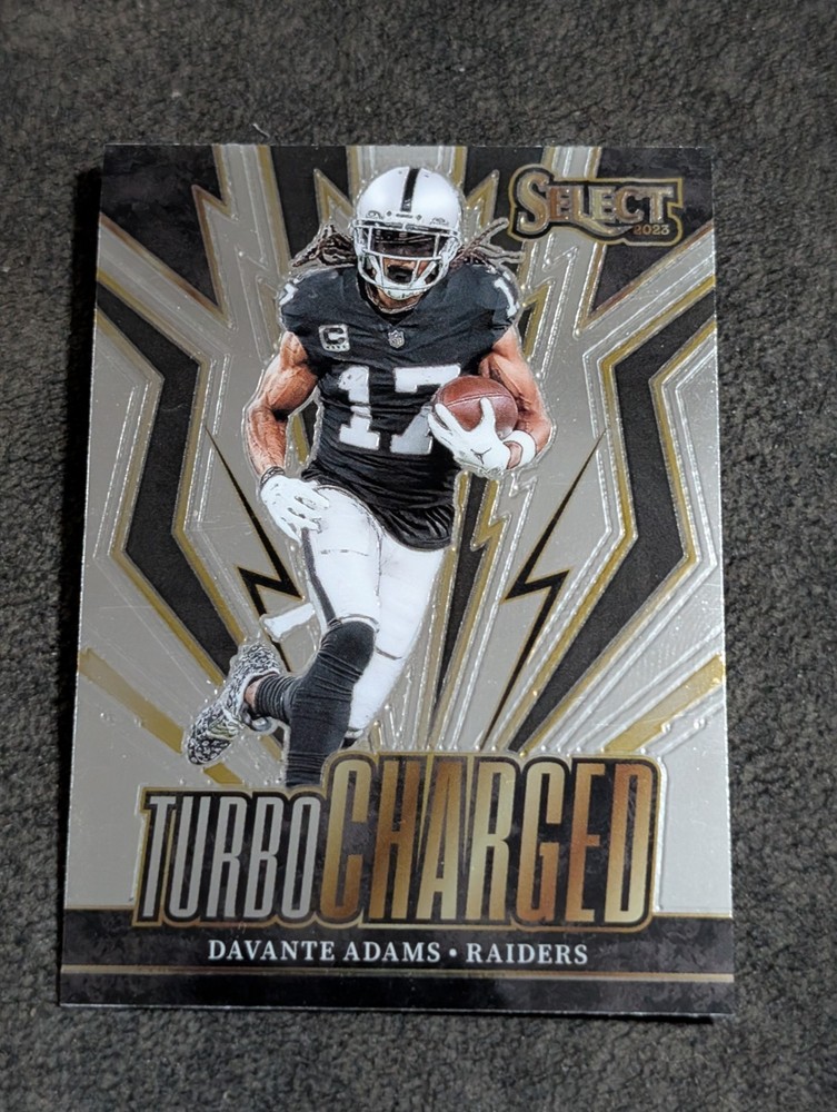 2023 Panini Select - Turbocharged Davante Adams #TUR-DAD Raiders Football Card