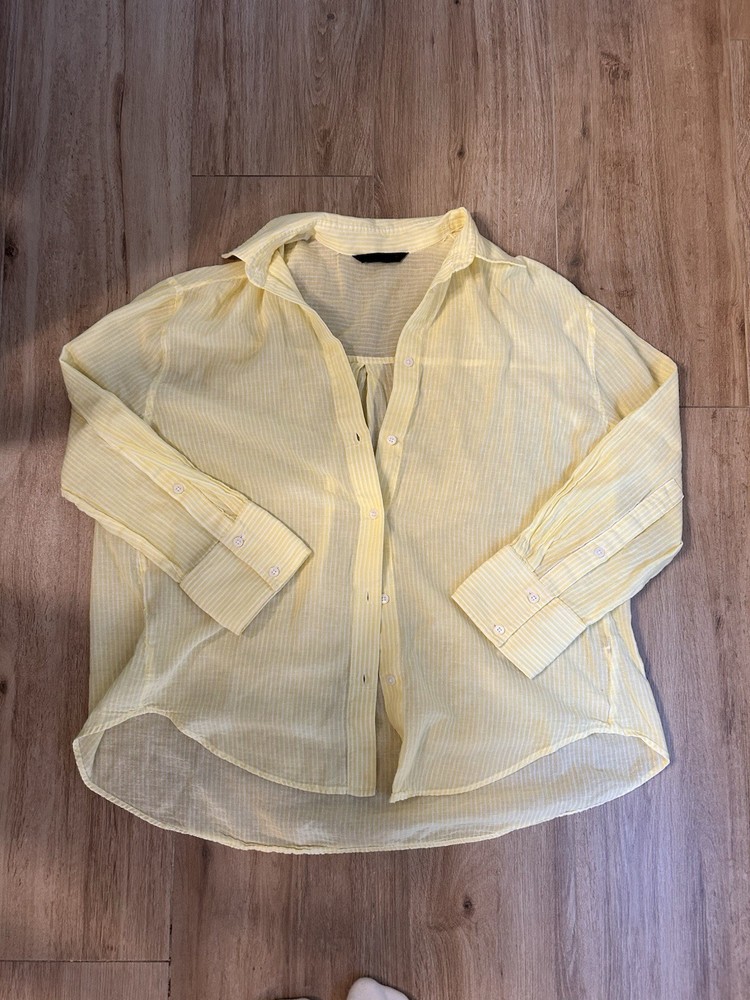 Zara Women's Medium Yellow Blouse