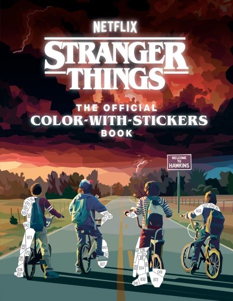Stranger Things : The Official Color-with-Stickers Book, Paperback by Random ...