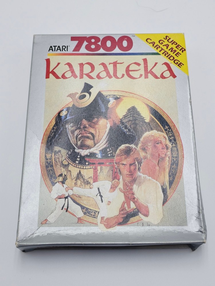 Atari 7800 Karateka CIB Cleaned & Tested