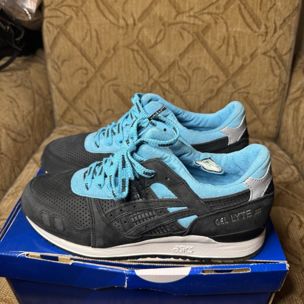 ASICS x Solebox Gel Lyte III 3 Blue Carpenter Bee size 8 H61NK-9090 GL3