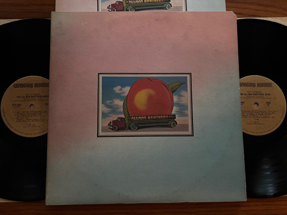 Allman Bros Band 2 lp Eat a Peach **Capricorn** w/ insert