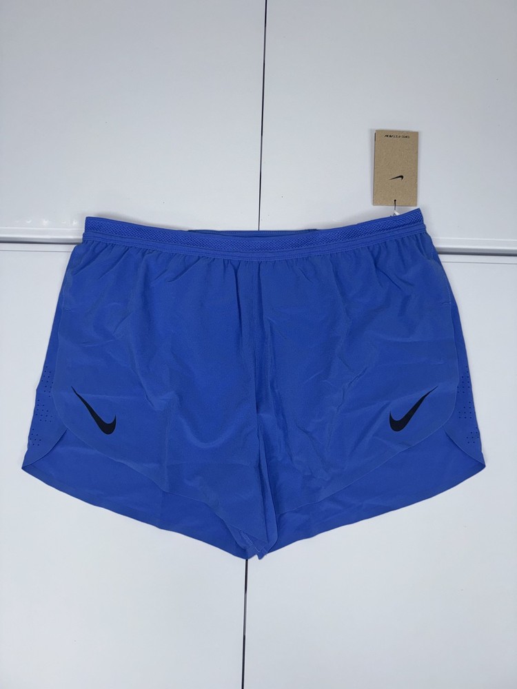 Nike Men's Dri-FIT ADV AeroSwift 4'' Running Shorts Size L Blue FN3352-411