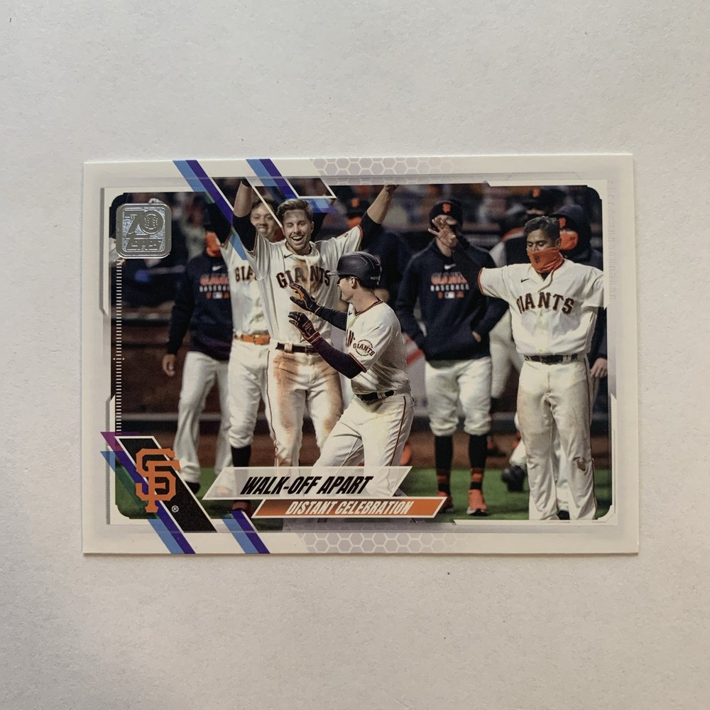 2021 Topps Series 1 Base #258 Walk-Off Apart - San Francisco Giants