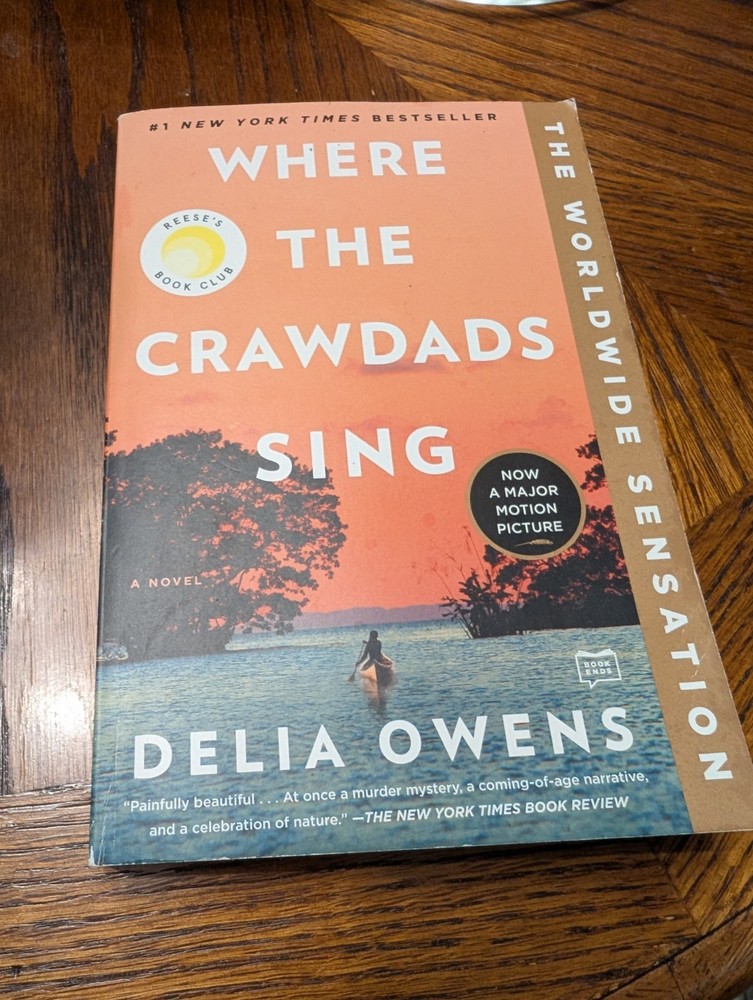 Where The Crawdads Sing Paperback Book #1 NY Times Bestseller