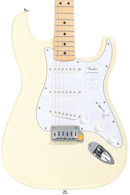 Fender Standard Stratocaster Electric Guitar - Olympic White