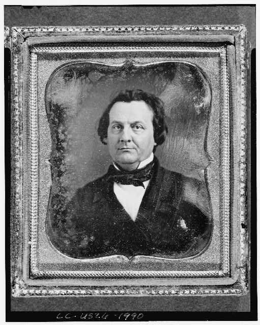Photo:Unidentified Man Portrait 1850s Head and Shoulders