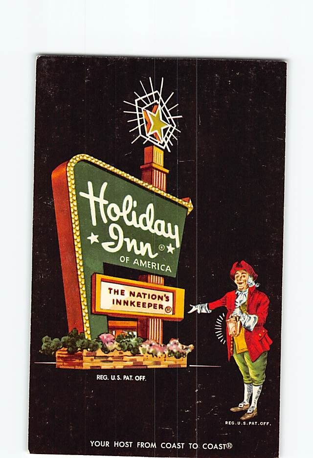 Postcard Holiday Inn Oakland California USA North America