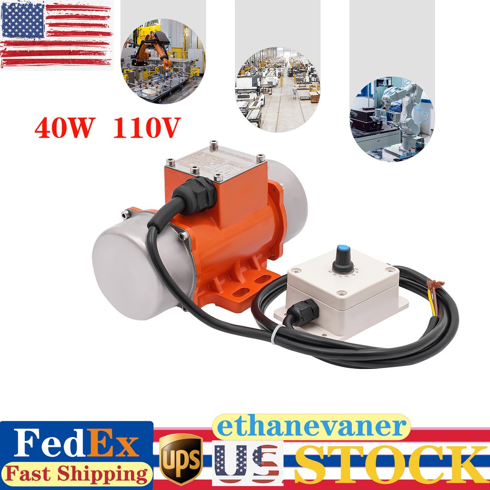 40W Brushless High-Speed Electric Vibration Motor with Speed Controller