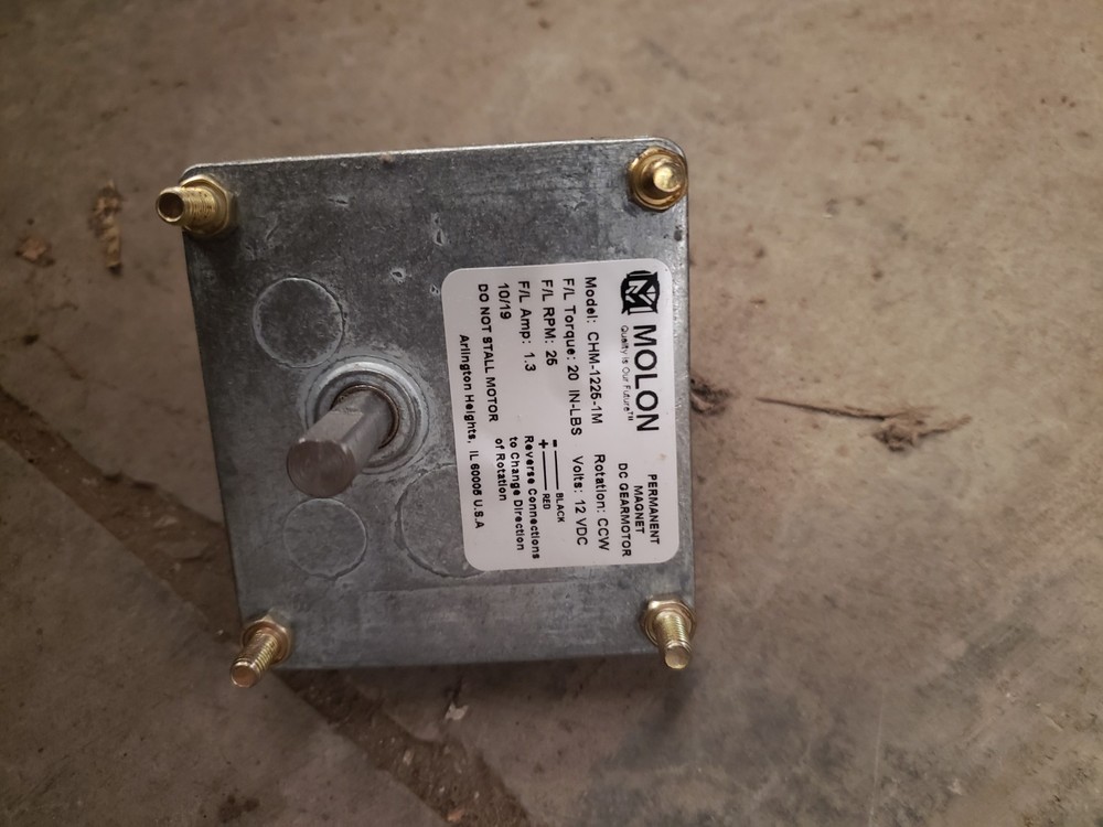 Permanent Magnet DC Gear Motor by Molon  