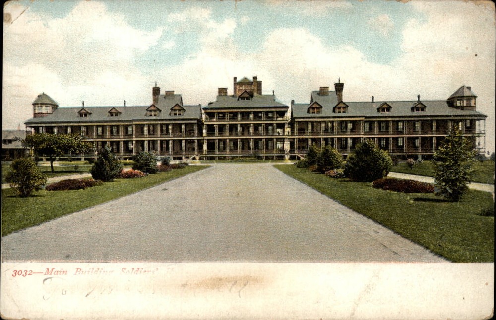 Soldiers Home Main Building Hampton Virginia ~ c1905 UDB vintage postcard
