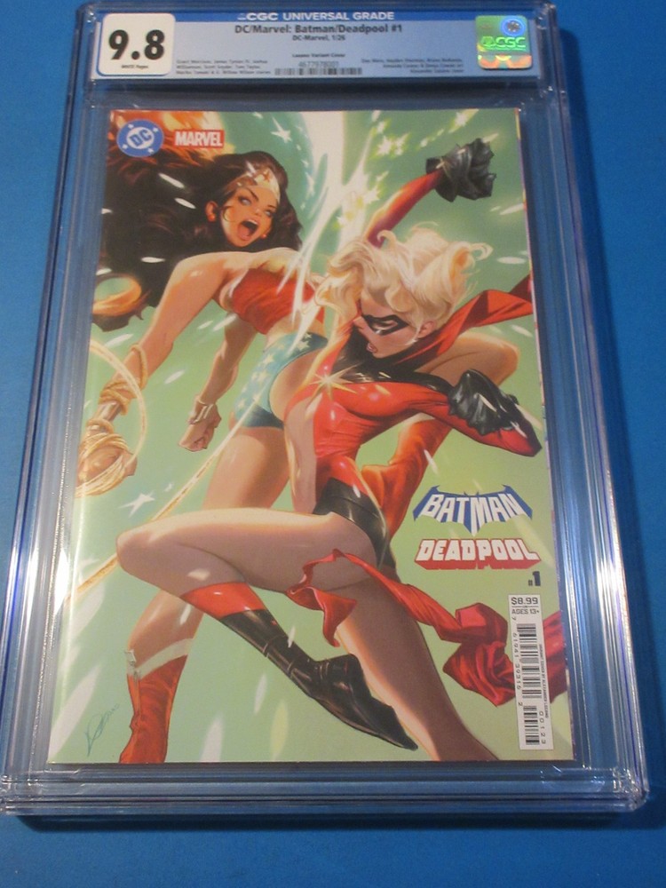 Batman Deadpool #1 Lozano variant CGC 9.8 NM/M Gorgeous Gem Wow