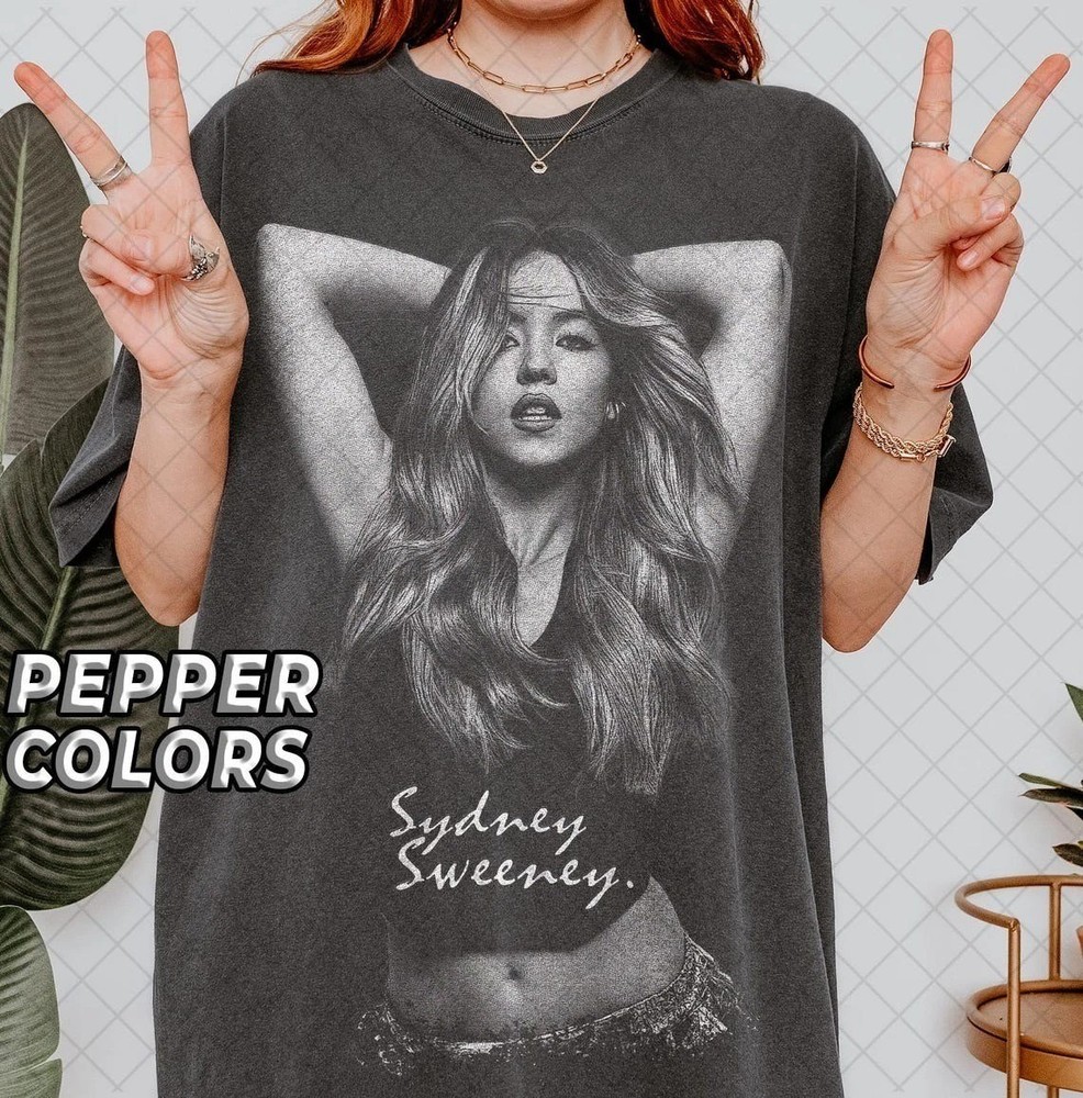 Sydney Sweeney Vintage T-Shirt, fan gift