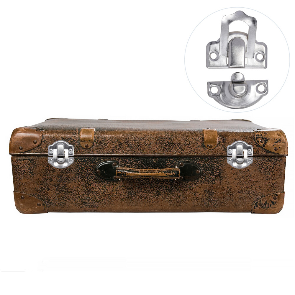 50 Pcs Tin Clasps Luggage Buckle Decorative Hardware Gift Box Locks