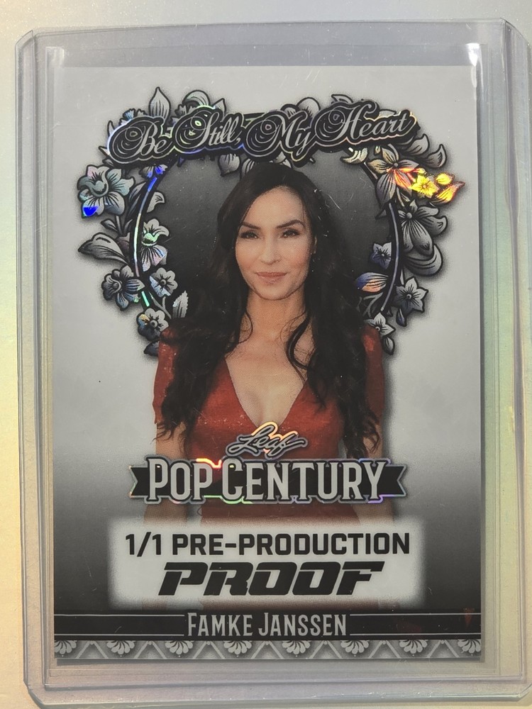 2025 Leaf Pop Century  1/1 Pre Production Proof FAMKE JANSSEN