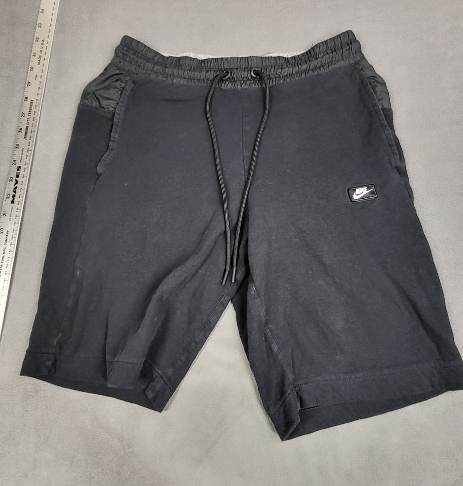Nike Sportswear Club Fleece Sweat Shorts Mens Medium Gray Heather Pockets 6154