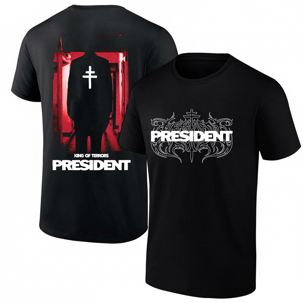 New!! President King Of Terrors Band Merch reprint T-shirt 2026