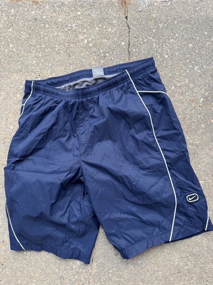 mens nike vintage shorts large men Y2K center swoosh