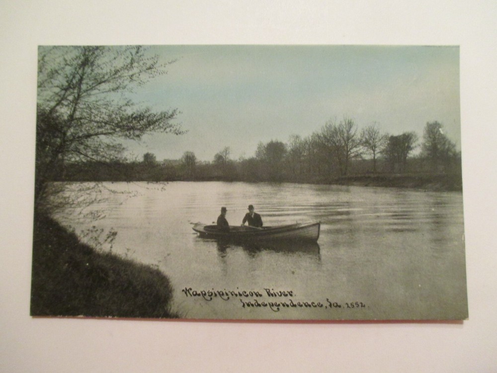 Independence Iowa Postcard Wapsipinicon River IA