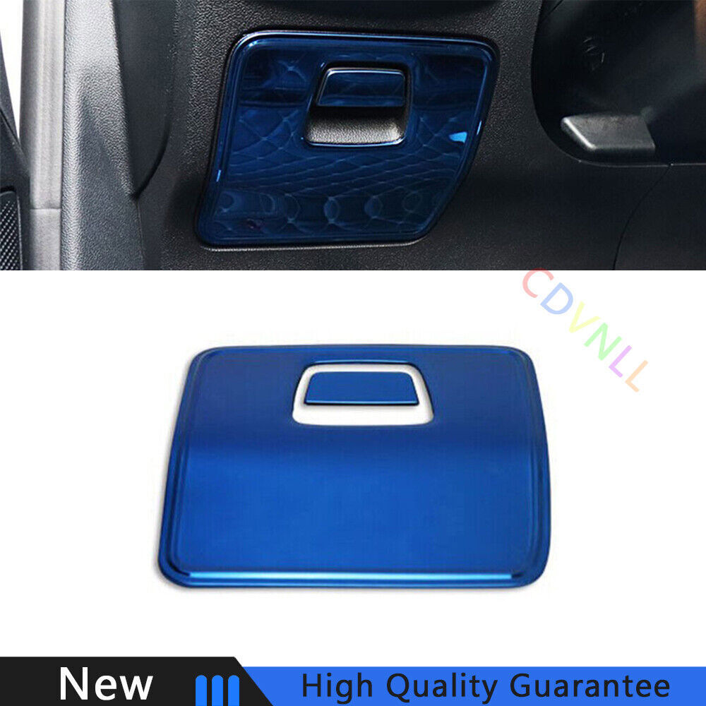 Fit For Ford Focus ST RS 19-20 Blue Titanium Front Storage Box Handle Cover Trim