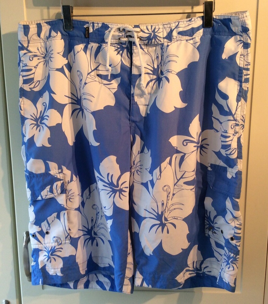 Mens Swimshort Large Blue Used C&A SWIM SHORTS