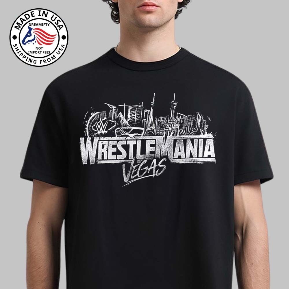 WWE Wrestlemania 42 Vegas 2026 Logo T-Shirt
