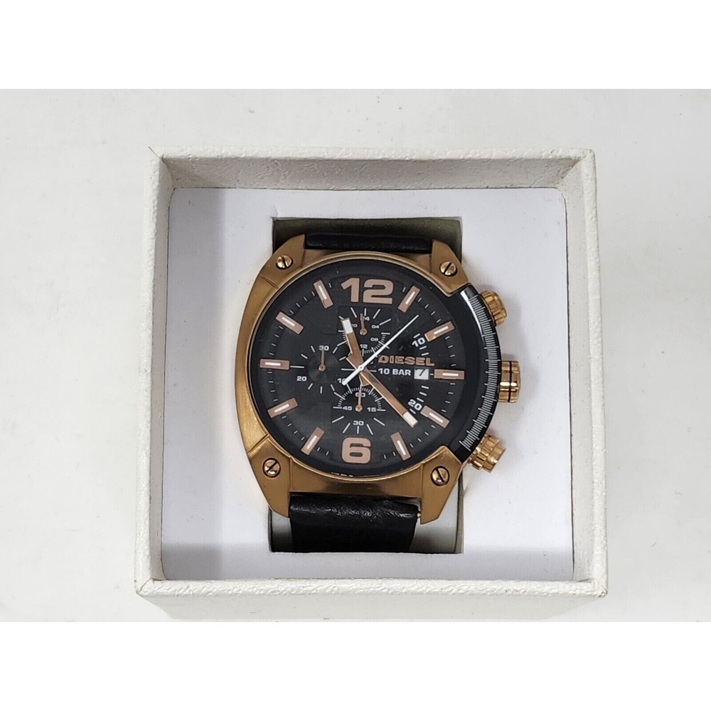 Diesel Overflow Watch Rose Gold/Black Color