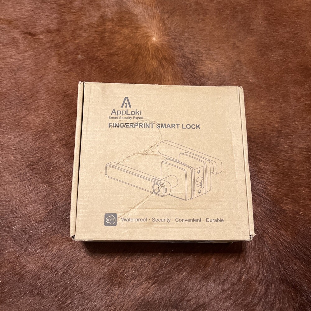 AppLoki N1TY Smart Fingerprint Door Lock Keyless Entry - Secure & Modern  
