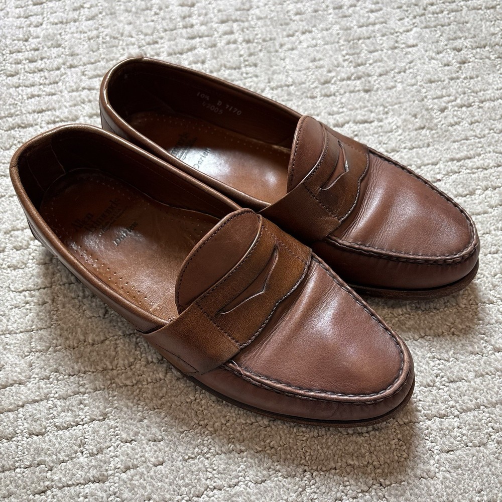 Allen Edmonds Darien Loafers Made In USA 10.5 D Brown