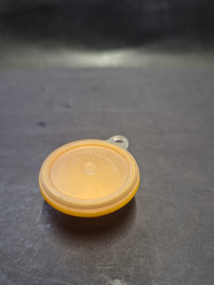 Vintage Tupperware Mini Wonderlier Bowl w/lid. Orange