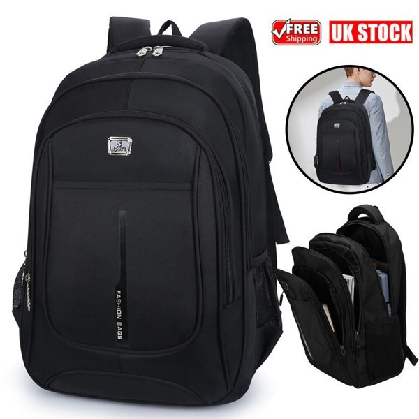 Large 40L Waterproof Laptop Backpack for Men and Women Travel School Rucksack