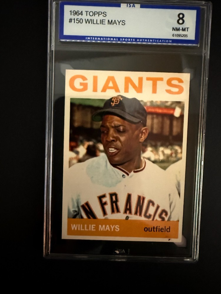 1964 TOPPS #150 WILLIE MAYS VINTAGE COLLECTABLE CARD