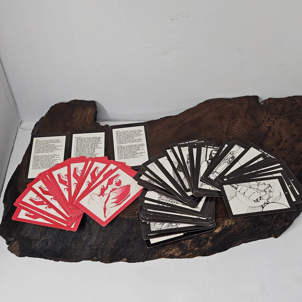 Vintage 1978 Pendragon Tarot Feminist Deck with 80 Cards