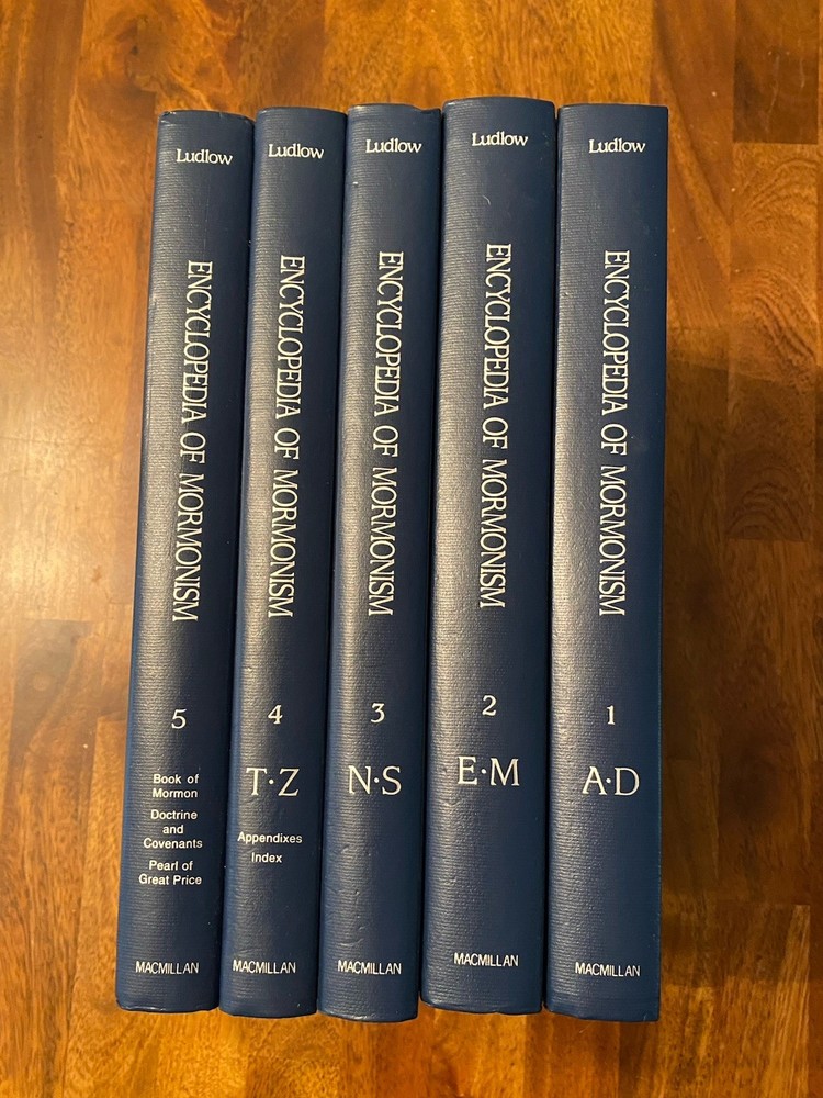 Encyclopedia of Mormonism 5 Volume Set By Daniel H Ludlow 1992 Macmillan LDS