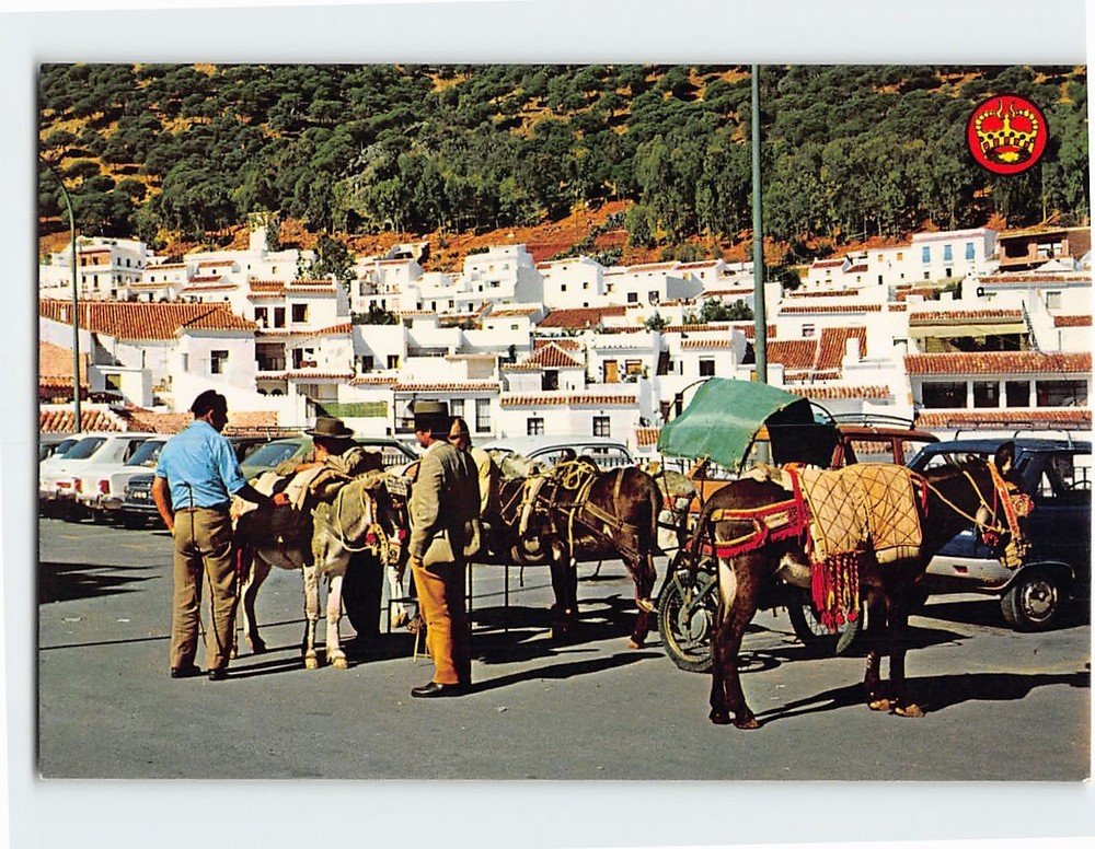 Postcard Partial View Mijas Spain