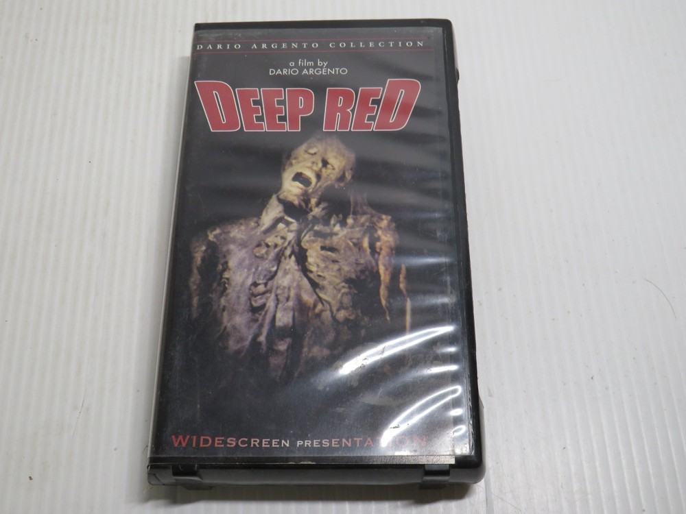 Deep Red Dario Argento 2000 VHS Anchor Bay Giallo Horror