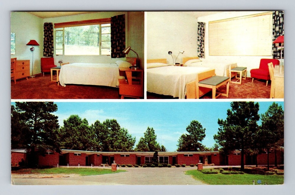 Newton MS-Mississippi, Woodland Court, Vintage Postcard